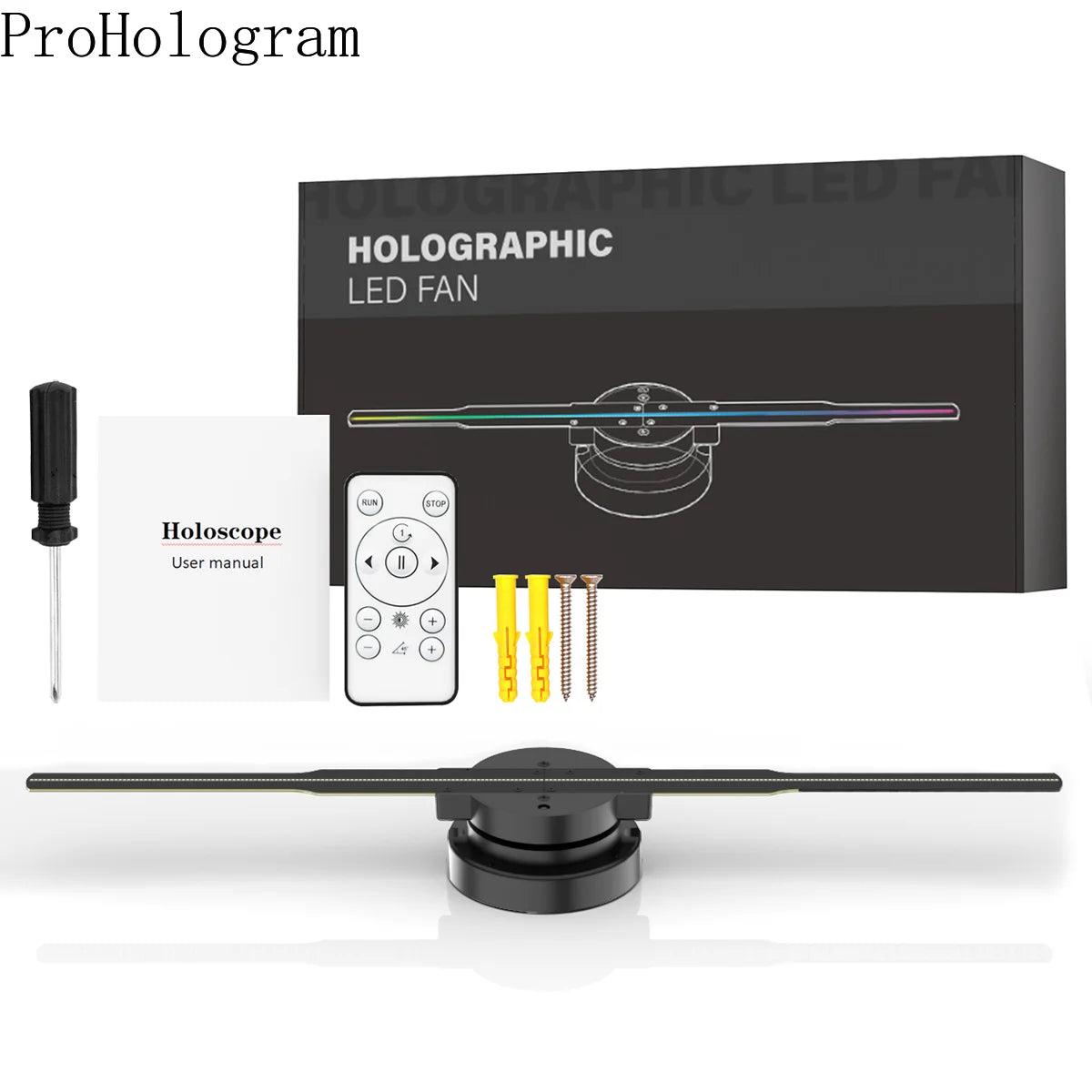 3D Hologram Projector Fan